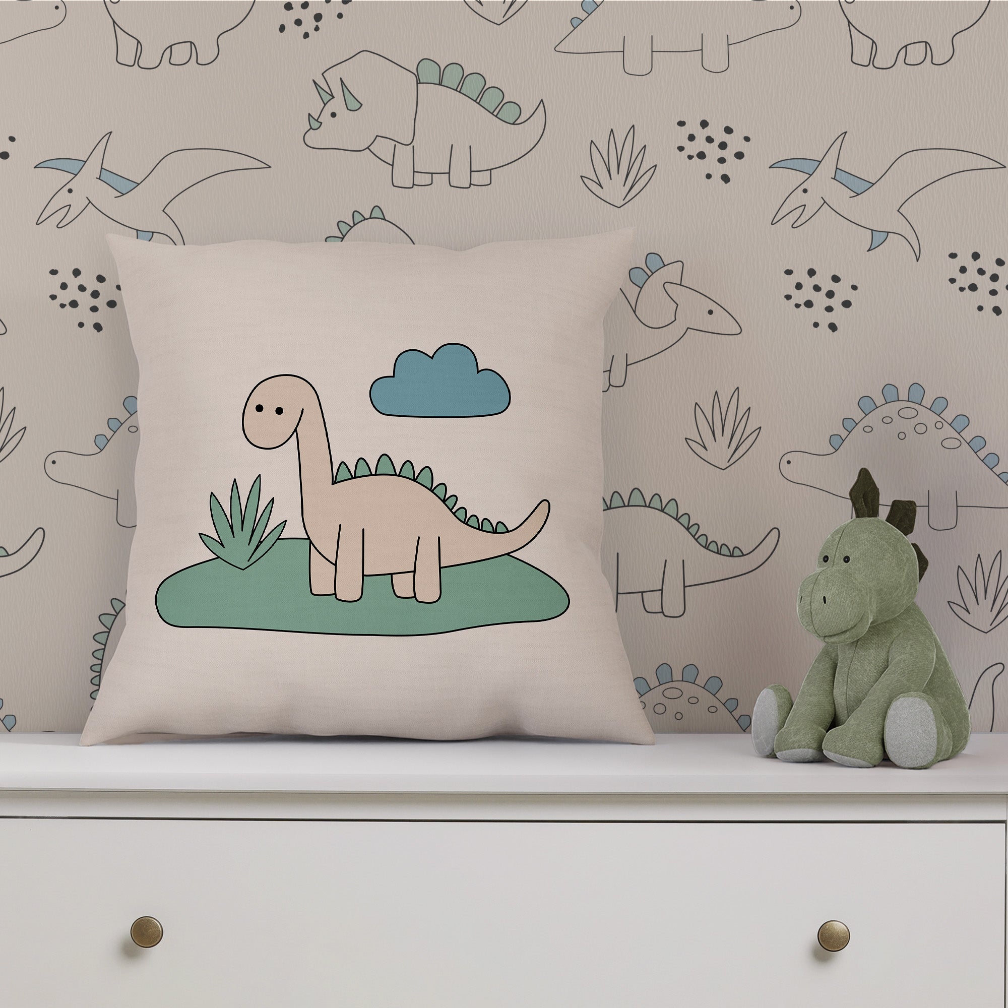 Dino Cushion Cover