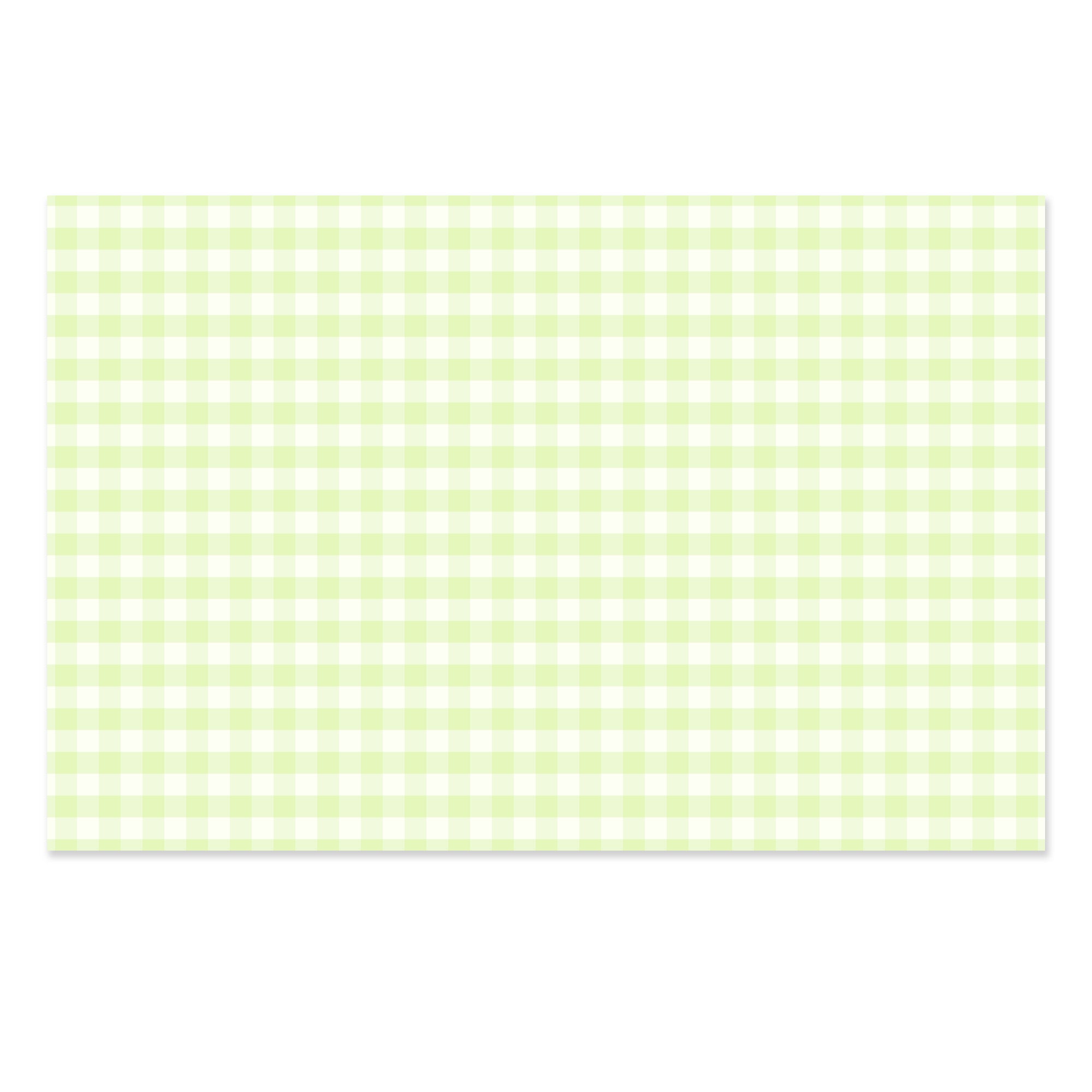 Gingham tablecloth