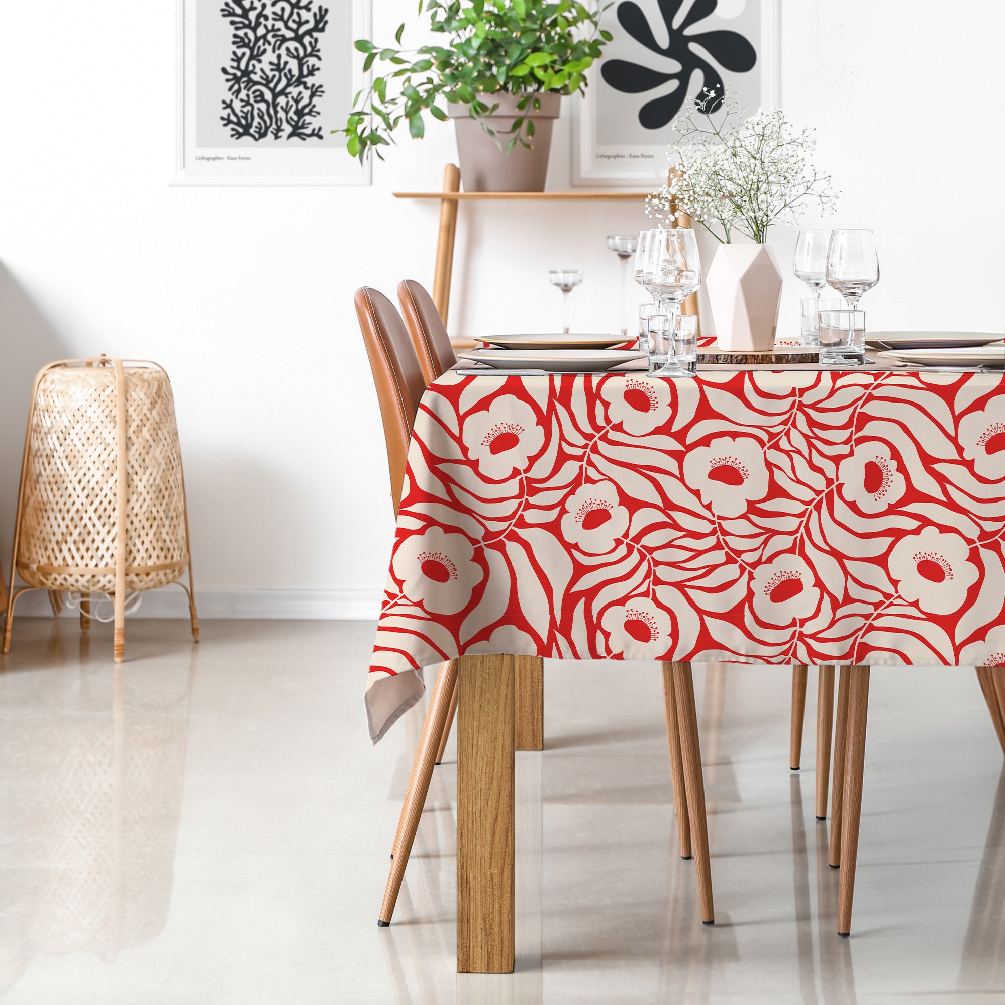Fresque tablecloth