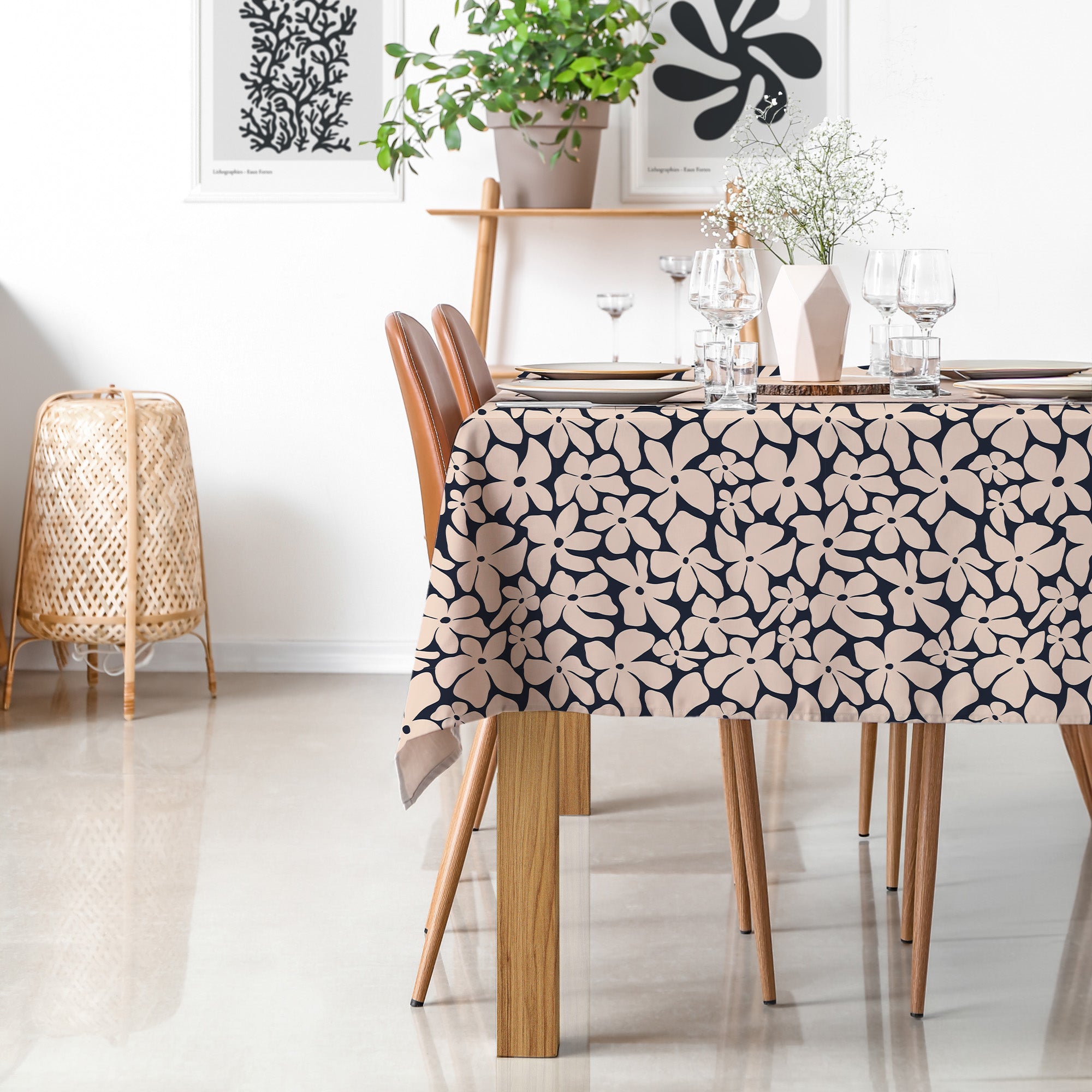 Vellum tablecloth