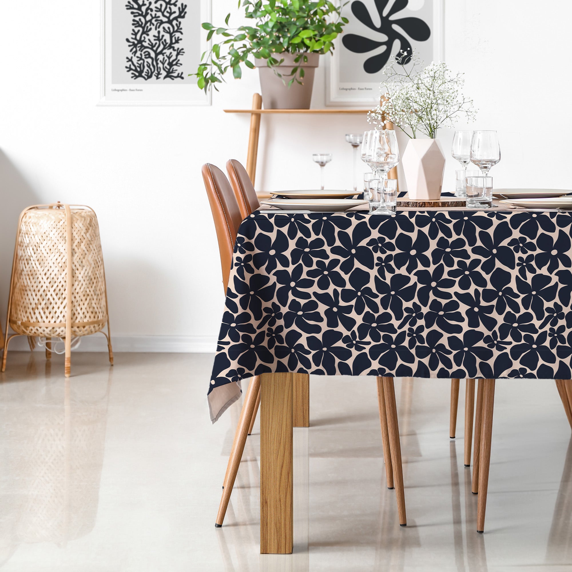 Vellum tablecloth