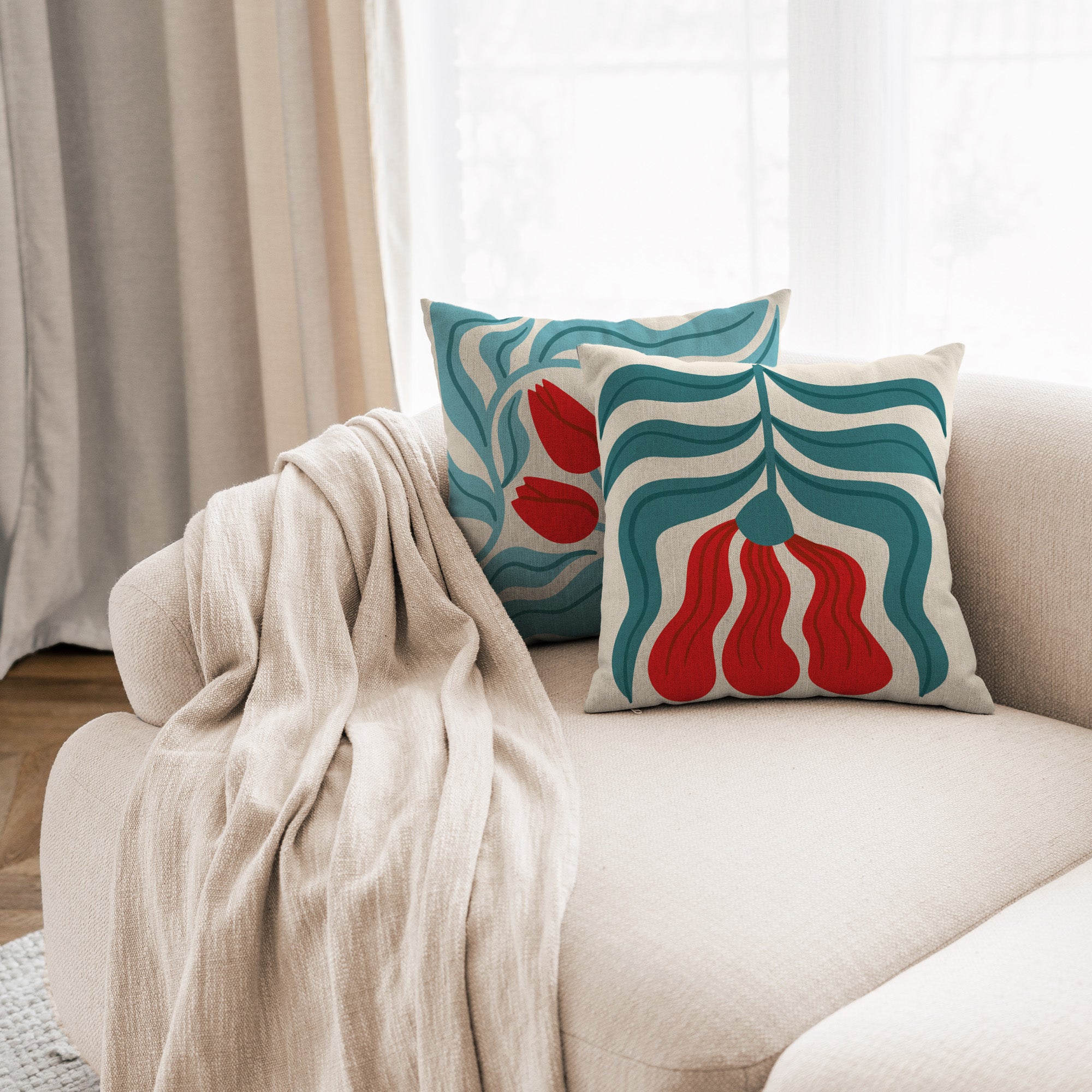 Fresque Cushion Cover