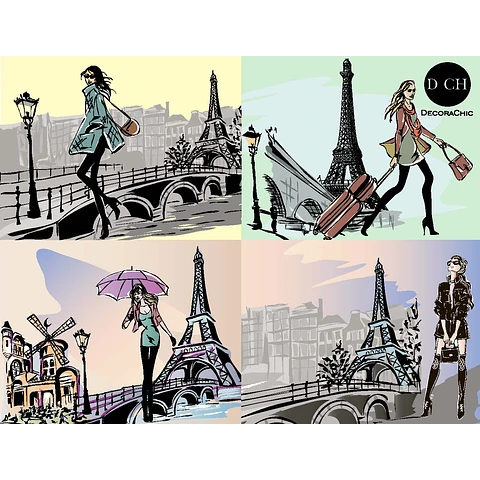 Set de Individuales Paris
